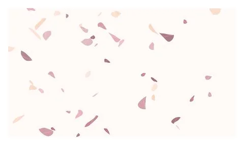 Soft monochromatic pink vector pattern with delicate scattered botanical le.. Stockillustratie