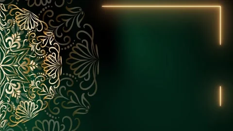 Soft Motion Loop Cosmic Weaver Mandala Ramadan Background Stock Footage 327722597