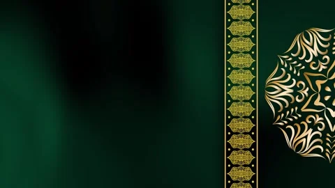 Soft Motion Loop Silent Oracle Mandala Ramadan Background Stock Footage 327722666