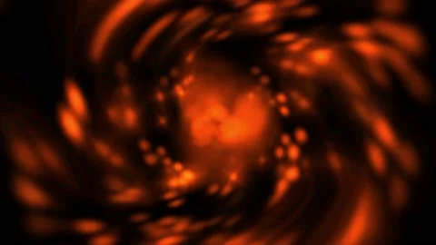 Soft motion of orange in energy form Stock Footage 208627481