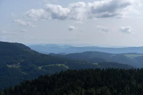 Soft mountain landscape 스톡 사진