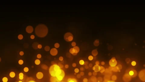 Soft Moving Gold Particles - 4K Loop-able Video Stock Footage 168563690