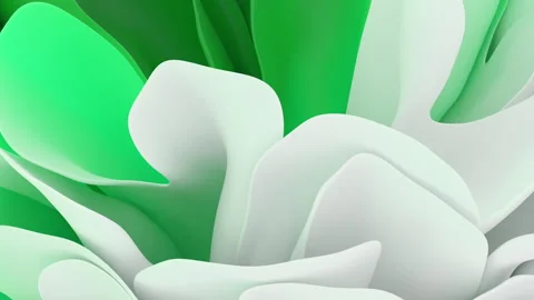 Soft multi-layered shapes sway smoothly Video stock 332870628