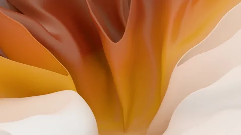 Soft multi-layered shapes sway smoothly Video stock 332870781