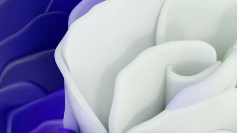 Soft multi-layered shapes sway smoothly Stock-Footage 332871151