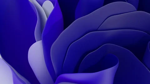Soft multi-layered shapes sway smoothly Video stock 332871651