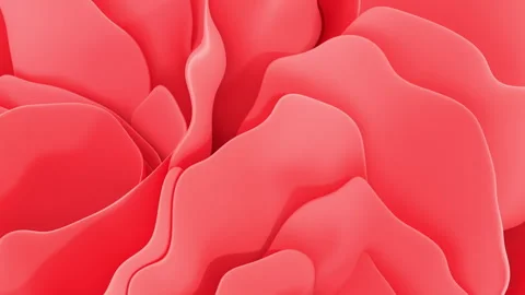 Soft multi-layered shapes sway smoothly Video stock 332873588