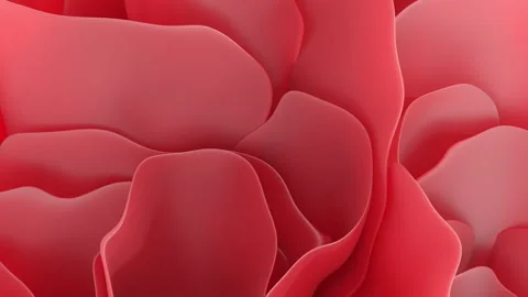 Soft multi-layered shapes sway smoothly Stock Footage 332873635