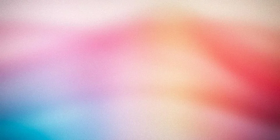 Soft multicolored gradient background blending pink, red, orange, and blue .. Stockillustratie