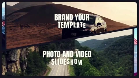 Soft Multiscreen Opener After Effects stock