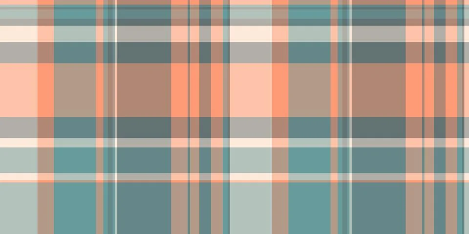 Soft, muted pastel plaid pattern.  Perfect for textile design, website backgr Stock Illustration