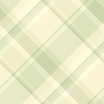 Soft, muted plaid pattern in sage green and cream. Classic, versatile textile Illustrazione stock