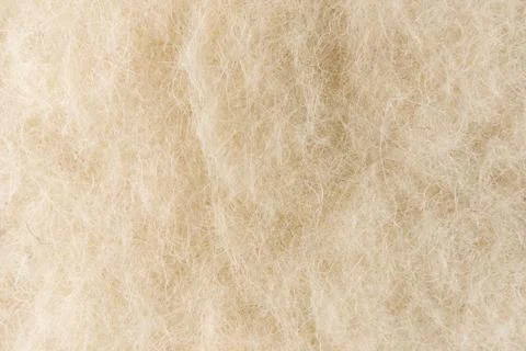 Soft Natural Wool Texture Background With Beige Fibers Close-Up Macro Fabri.. Stock Photos