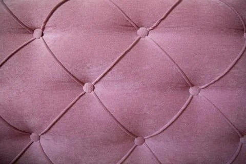 Soft-necked sofa pink-colored carriage screed Stock Photos