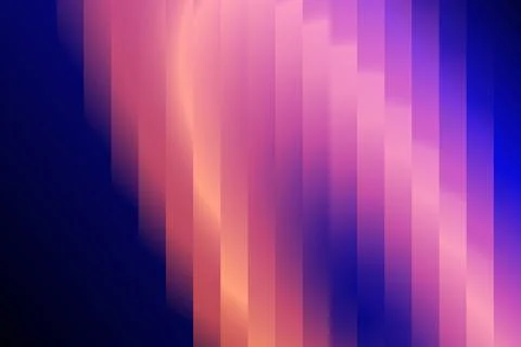 Soft Neon Gradient Ribbed Ripple Fractal Background Stock Illustration