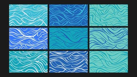 Soft neutral abstract background Set Stock Illustration