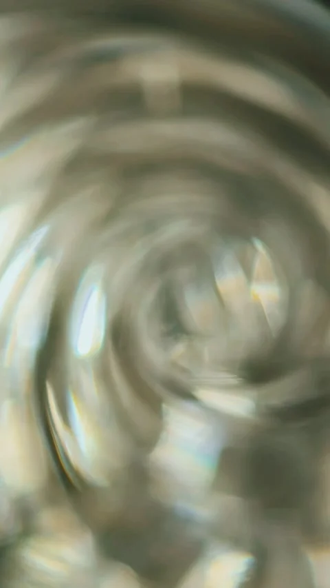 Soft neutral swirl motion background with abstract flowing circular texture. Stock Footage 335188997