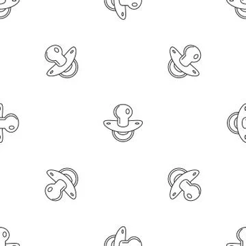 Soft nipple pattern seamless vector Stock Illustration