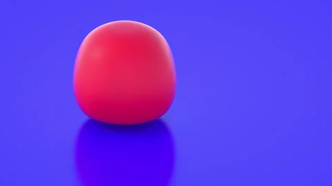 Soft objects physics simulation Stock Footage 197890032