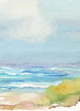 Soft Ocean Stock Illustration