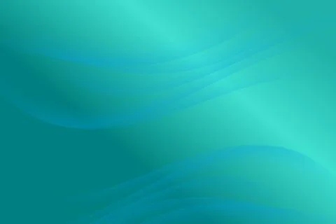 Soft Ocean Mist Gradient with Blue Waves Stock Illustration