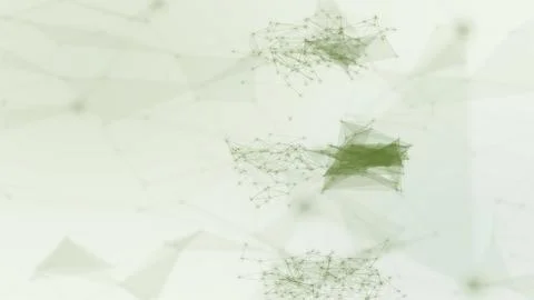 Soft olive network clusters appear suspended in a bright milky atmosphere, .. Illustrazione stock