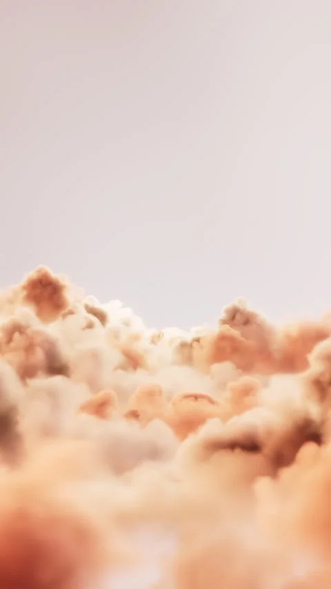Soft Orange Cloudscape Loop Motion Background 動画素材 340410757