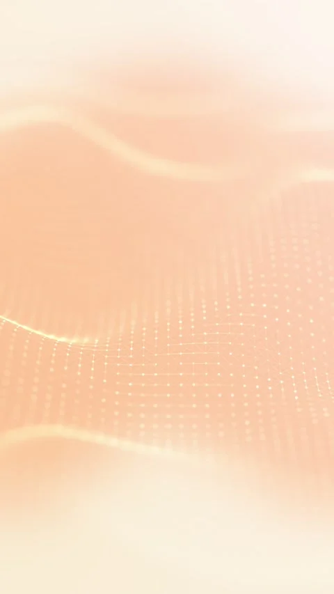 Soft orange gradient background with subtle wave patterns, smooth flowing Stock Footage 283732165