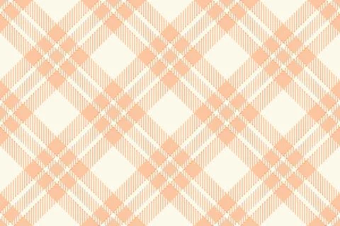 Soft orange tartan pattern. Classic, elegant fabric design. Ideal for backgro Stock-Illustration