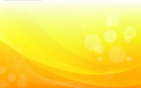Soft orange wave abstract background with shapes and line. Yellow gradient wa Stock Illustration