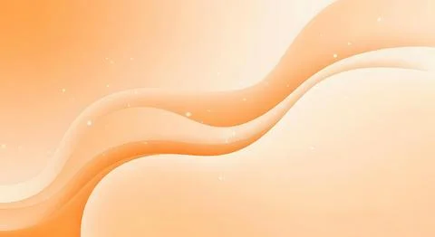 Soft orange waves background with subtle sparkles, elegant and modern desig.. Illustrazione stock