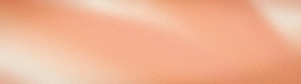 This soft orange white gradient abstract background features a grainy texture Stock Illustration