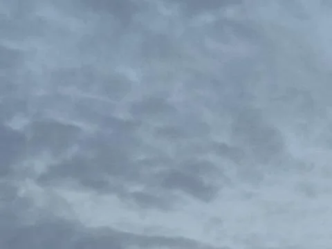 Soft Overcast Blue Gray Clouds as Sky Texture 写真素材