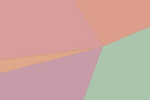 Soft overlapping shapes create a calm, contemporary composition in blush, p.. Stock Illustration