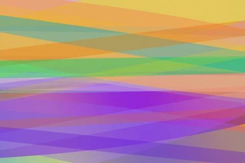 Soft overlapping translucent shapes in vibrant rainbow hues create a modern.. Stock Illustration