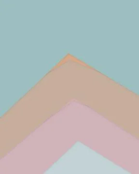 Soft overlapping triangular forms create a calm abstract composition in mut.. Stock Illustration
