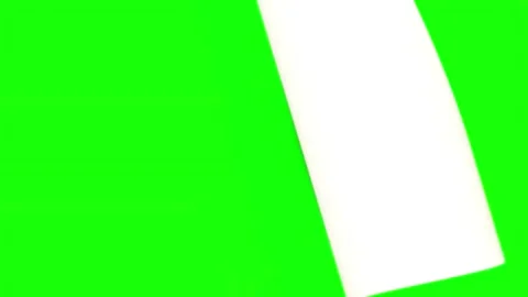 Soft page turning video transition effect, white sheet flip motion graphics Stock Footage 314678404