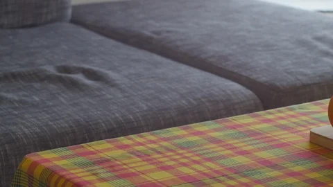 Soft pan of fruit platter and juices on wooden plate. orange, lemon grapefruit Stock Footage 112028282