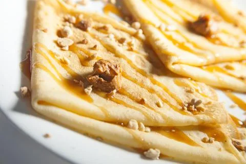 Soft pancakes Stockfoto's