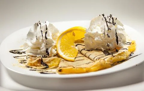 Soft pancakes Stock Photos