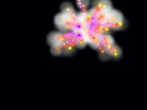 Soft Particles Video stock 590335