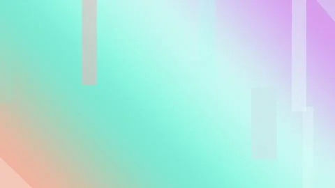 Soft pastel abstract background with translucent geometric bars in mint and.. Stock Illustration