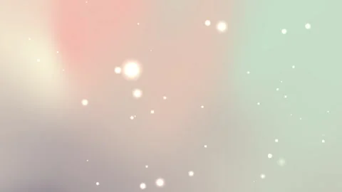 Soft Pastel Abstract Bokeh Background with Glowing Light Particles Stock Footage 304238491