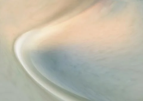 Soft pastel abstract curve background with smooth wave-like texture, evokin.. Stock Illustration