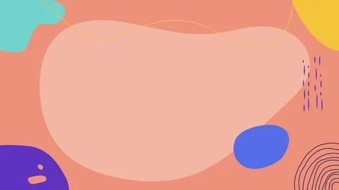 Soft Pastel Abstract Design with Space Background Stock Illustration