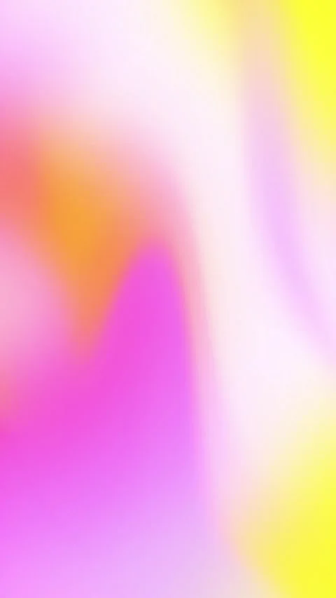 Soft Pastel Abstract Gradient Seamless Loop with Yellow and Pink Flow Stockbeeldmateriaal 313113601