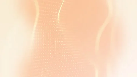 Soft pastel animated background, flowing light waves in hues of peach Stock Footage 289756934