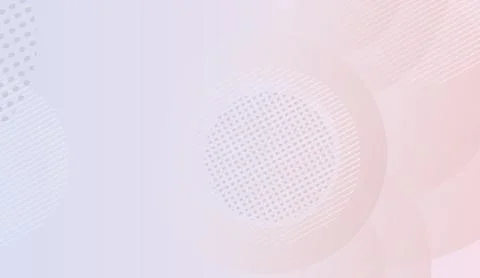 Soft pastel background with geometric circles and dotted patterns for design Stock Illustration