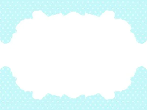 Soft Pastel Blue Background Featuring a Gentle White Cloud-like Bubble Shap.. Stock Illustration