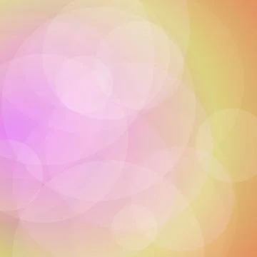 Soft Pastel Bokeh Background with Overlapping Abstract Circles and Colorful.. Stock Illustration